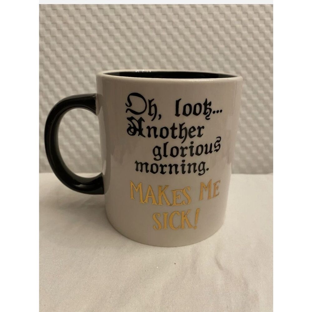 Disney Hocus Pocus Mug with  Handle  With  Glorious Morning Quote